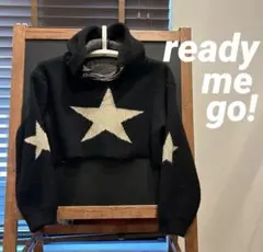 美品　ready me go! ショート丈ニット、セーター、ショート丈パーカー、