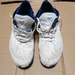 MIZUNO シューズ ホワイト ブルーのサムネイル