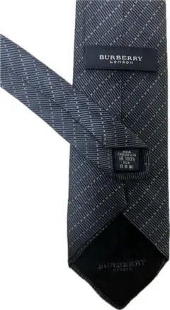 BURBERRY ダークグレー ネクタイ