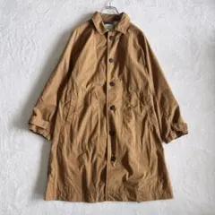 shuca シュカ ステンカラーコート スプリングコート 大きめ キャメル M