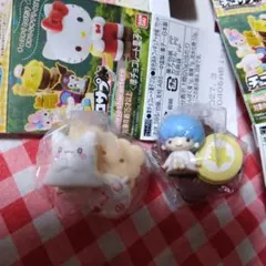チョコサプ サンリオキャラクターズ フィギュア 2種セット　キキ　はなまるおばけ
