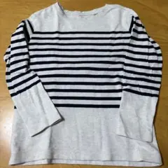 UNIQLO 長袖カットソー 120 ストライプ