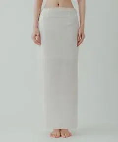 美品　yo BIOTOP ブラック キュプラ　タイトスカート ロング　サイズ0 美品 yo BIOTOP ブラック キュプラ タイトスカート ロング