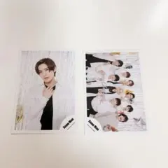 ミニフォト SnowMan 目黒蓮 クリスマスグリーティングフォト 2枚セット