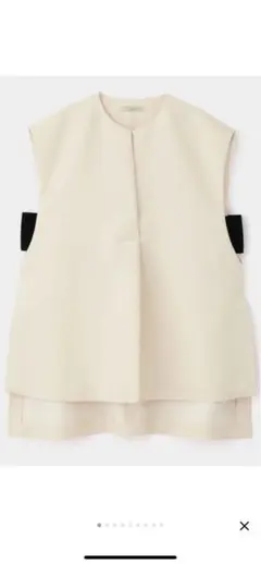 【新品未使用】25ss LE PHIL ジレ ベスト 白 LE PHIL｜ル フィルのベスト・ジレ（ジャケット）通販｜ELLE