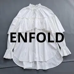 美品✨ENFOLD 変形 ハイネック ノースリーブブラウス 38 前後差 - メルカリ