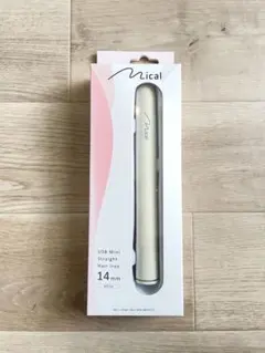 持ち歩き便利！Mical USBストレートヘアアイロン アイボリー