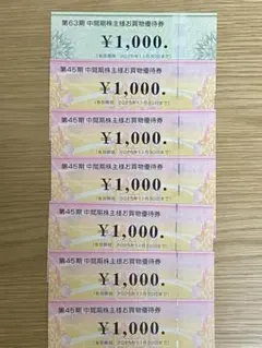 ビックカメラ コジマ 株主優待 7000円分優待券