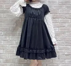 【新品・未開封】トロワリボンベロアワンピース アクシーズ ポエティック 黒