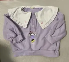 【しまむら/micorid】ミニーちゃん　トレーナー　襟付き