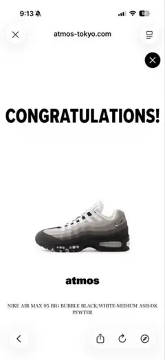 Nike Air Max 95 Big Bubble 28.5cm