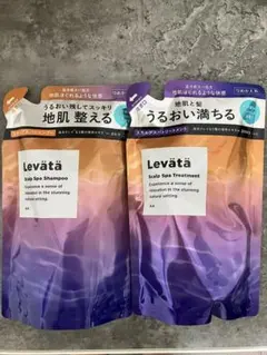 Levata レバタ　スカルプスパシャンプー＆トリートメント　詰め替え　セットのサムネイル