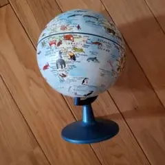 動物イラスト付き地球儀 約30cm