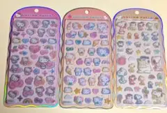 【国内正規品】コットンパフィシール　ギャルキティ　スヌーピー　キティちゃん