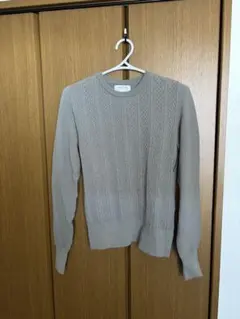 オペークドットクリップ ニット