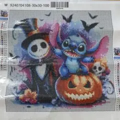 ★【早い者勝ち‼️】スティッチダイヤモンドアートキット 30x30 cm