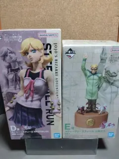 ジョジョ 一番くじ スティール・ボール・ラン フィギュア3種 A.D.E