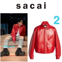 2025年最新】sacai 25ss レザージャケットの人気アイテム - メルカリ