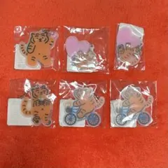 MUZIK・TIGER アクリルキーチェーン　全4種　コンプリート　6個セット