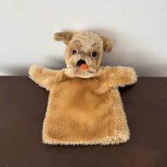 オールドシュタイフ 黒猫 ハンドパペット ぬいぐるみ ドイツ