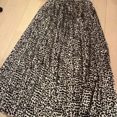 PAGEBOY ヒョウ柄 ロングスカート レオパード柄