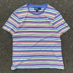 90s POLO BY RALPH LAUREN ボーダー Tシャツ マルチ L