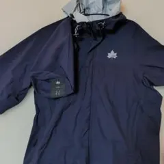 LOGOS マウンテンパーカー ネイビー XL　収納袋付き