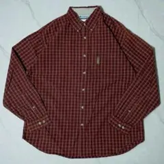 Columbia コロンビア 長袖シャツ チェック XL 古着