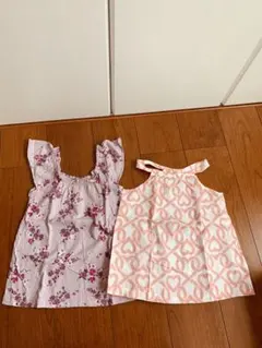 1回着用！gapの可愛らしいトップス２枚セット　120