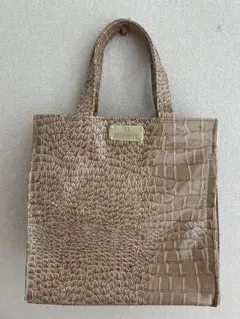 ROOTOTE トートバッグ クロコ型押し ベージュのサムネイル