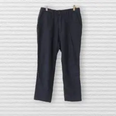 シップス　ジェネラルサプライ　ウールパンツ　紺色　S　厚手　秋冬用　カジュアル