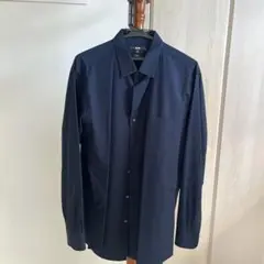 UNIQLO ネイビー スリムフィットシャツ XL