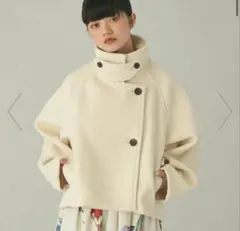 ＜EMMEL REFINES＞EM スタンドカラー ショート コートのサムネイル