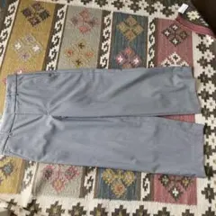 23区　千鳥格子　ワイドストレートパンツ　グレー系