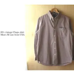 y2k 00's USvintage CHAPS ギンガム シャツ