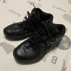 ブラック バスケットシューズ 24.5 cm