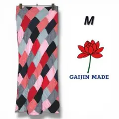 GAIJIN MADE パッチワークスカート レディース Mカジュアル綿100%