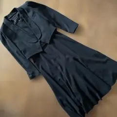 Noir Yuki 前開きワンピースセットアップ 9号 礼服 喪服