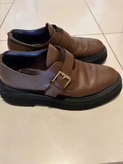 未使用級✨Max Mara クロコ型押し レザー ローファー 37 イタリア製
