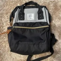 美品　anello リュックサック ブラック/グレーのサムネイル