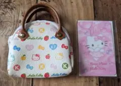 ハローキティ　バッグ型キーホルダーとカードミラー
