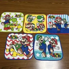 マリオ　ミニタオル　5枚