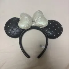 ミッキー型カチューシャ スパンコール装飾