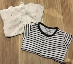 長袖ロンパース2点セット