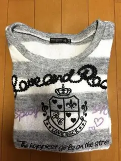 ブルークロス　ストライプセーター