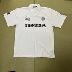 TANGRAM ホワイト ポロシャツ