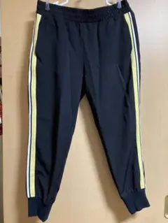 ZARA BASIC ブラック/イエロー ジョガーパンツ