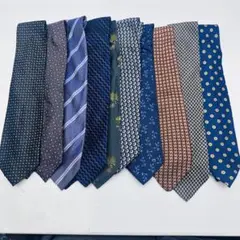 ブランドネクタイ 10本セット エトロ/グッチ/アルマーニ/ヴァレンティノ他