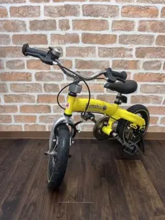 【送料込み】中古へんしんバイク イエロー 12インチ 中古へんしんバイク イエロー 12インチ 説明書 工具 スタンド