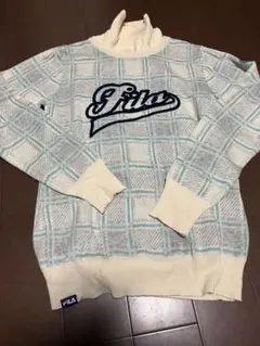 FILA チェック柄セーター